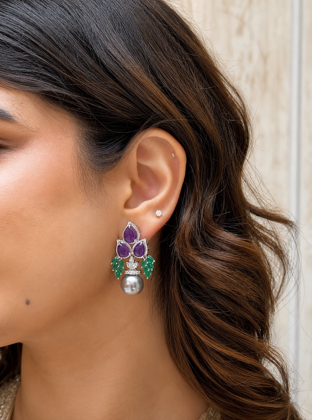 Imperial Orchid Earrings
