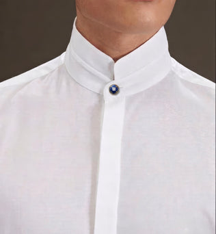 Nayra 925 Silver- Shirt Button
