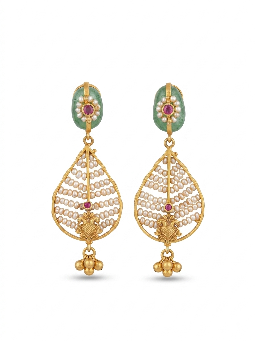 Pearl Peacock Drops