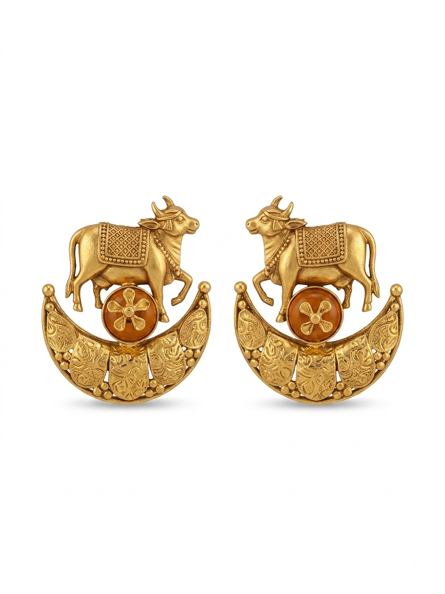 Temple Cow Earrings