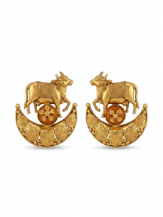 Temple Cow Earrings