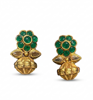 Noor-Emerald Jhumki