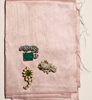 Noor - 925 Silver Brooch