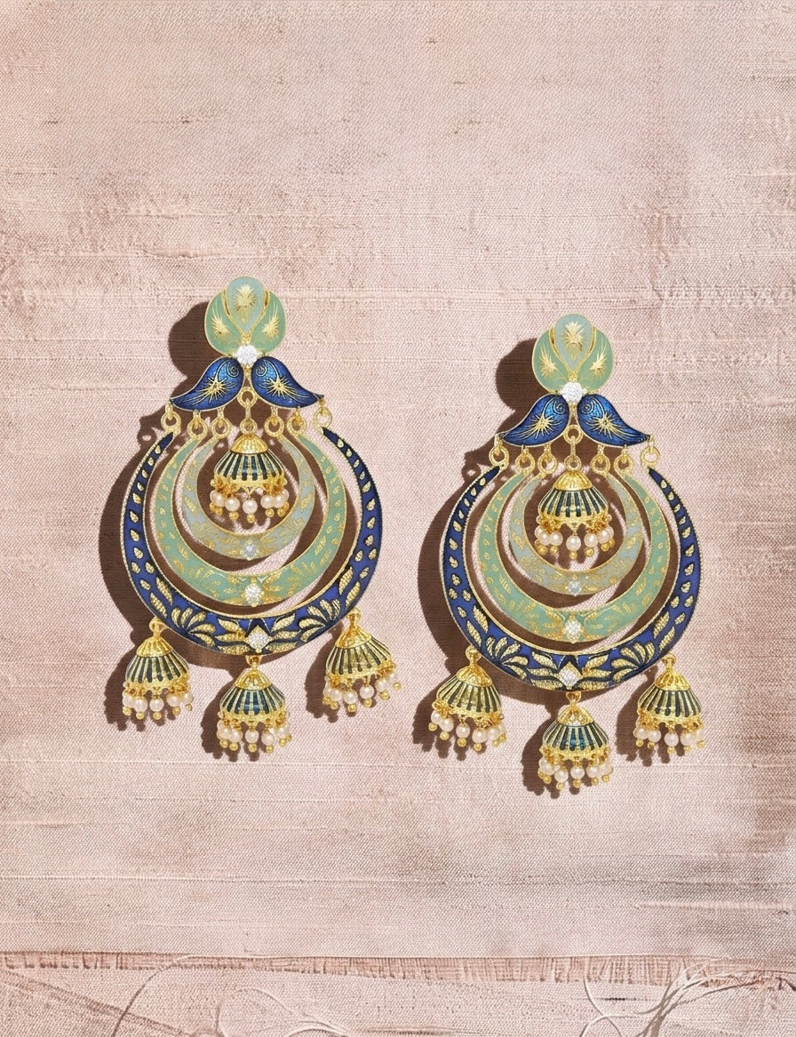 The Bleu Jardin Earring