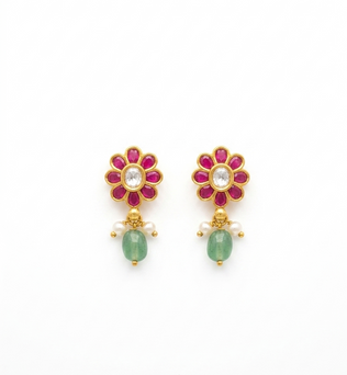 Floral Drop Earrings