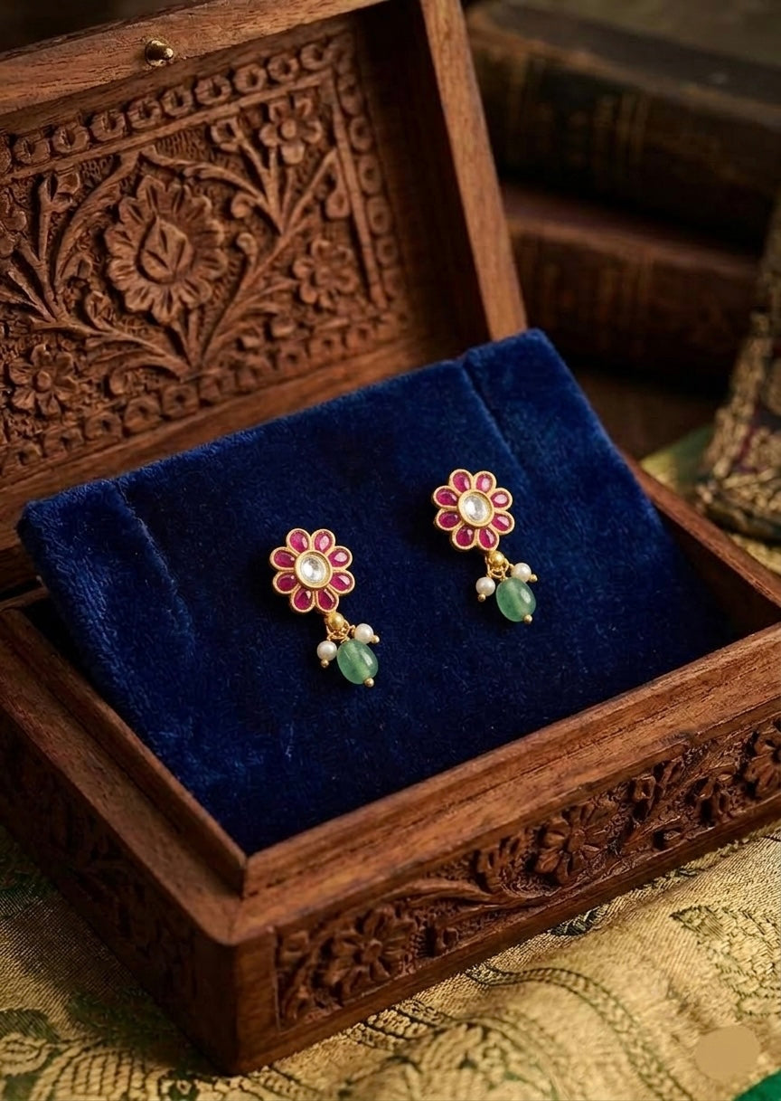 Floral Drop Earrings