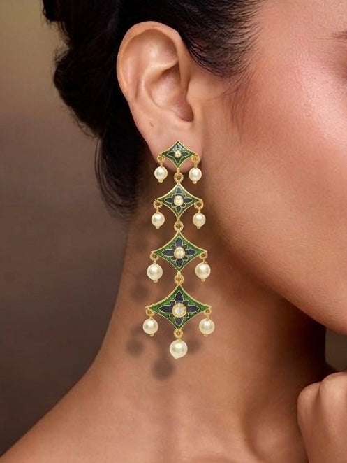 The Aqua Elan Earrings