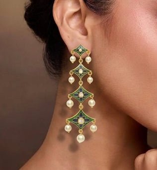The Aqua Elan Earrings
