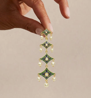 The Aqua Elan Earrings