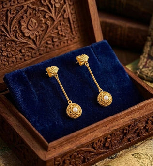 Pearl Filigree Drops