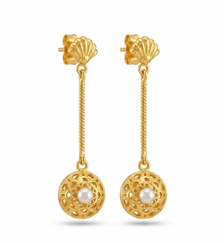 Pearl Filigree Drops