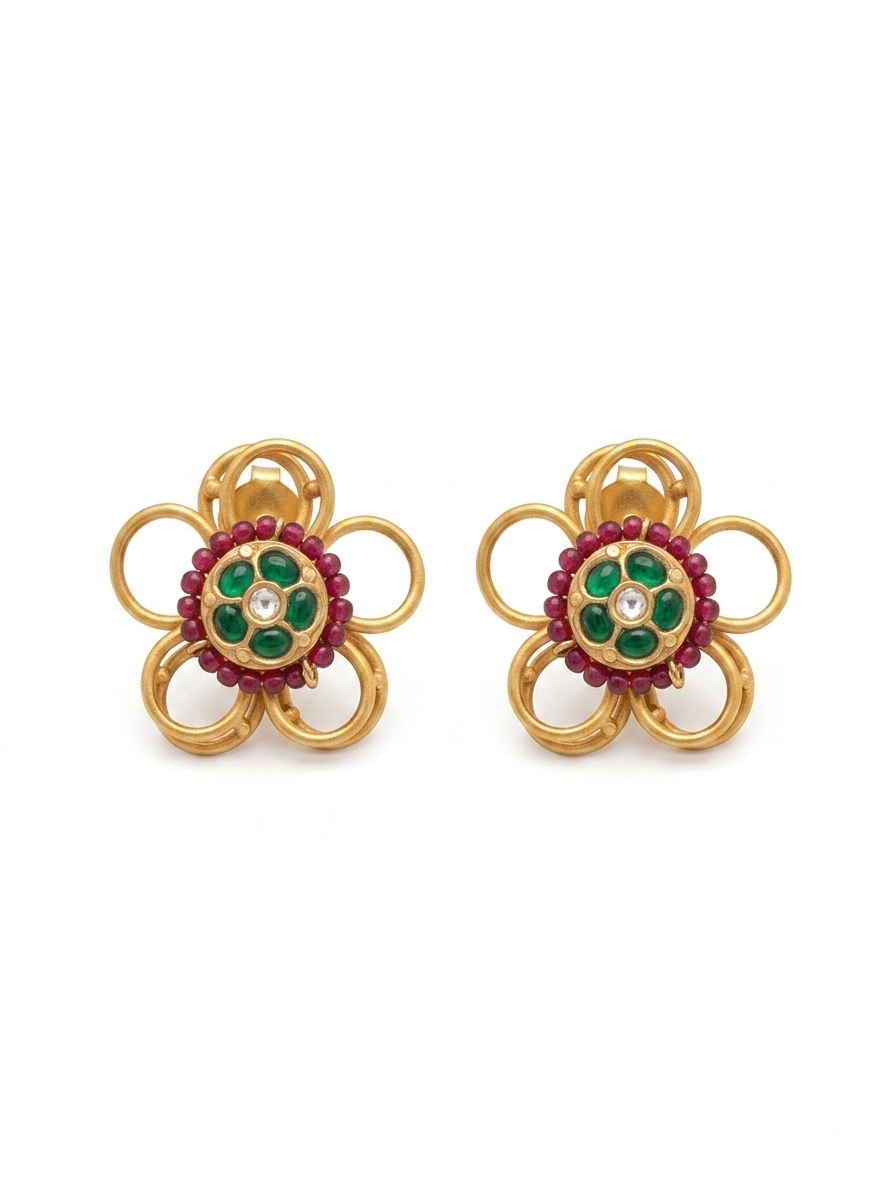 Ruby Green Petals
