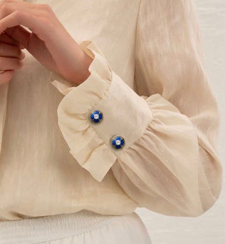 Nayra 925 Silver- Shirt Button