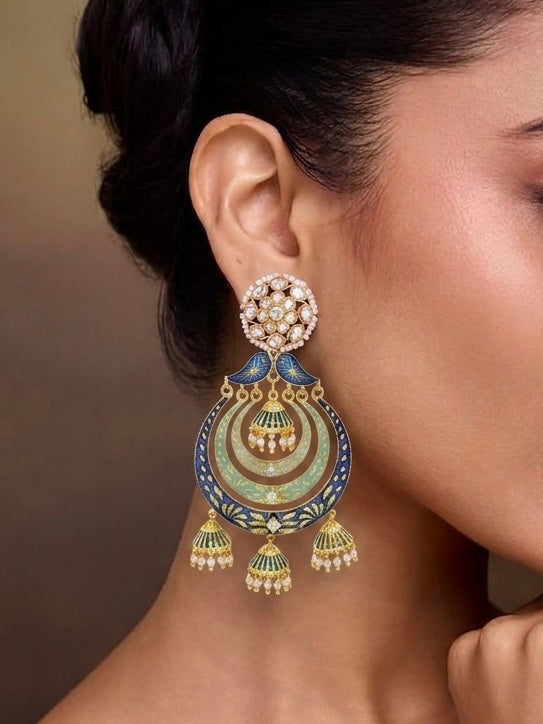 The Bleu Jardin Earring