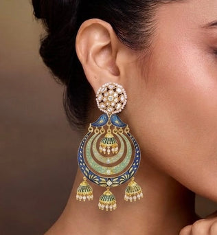 The Bleu Jardin Earring