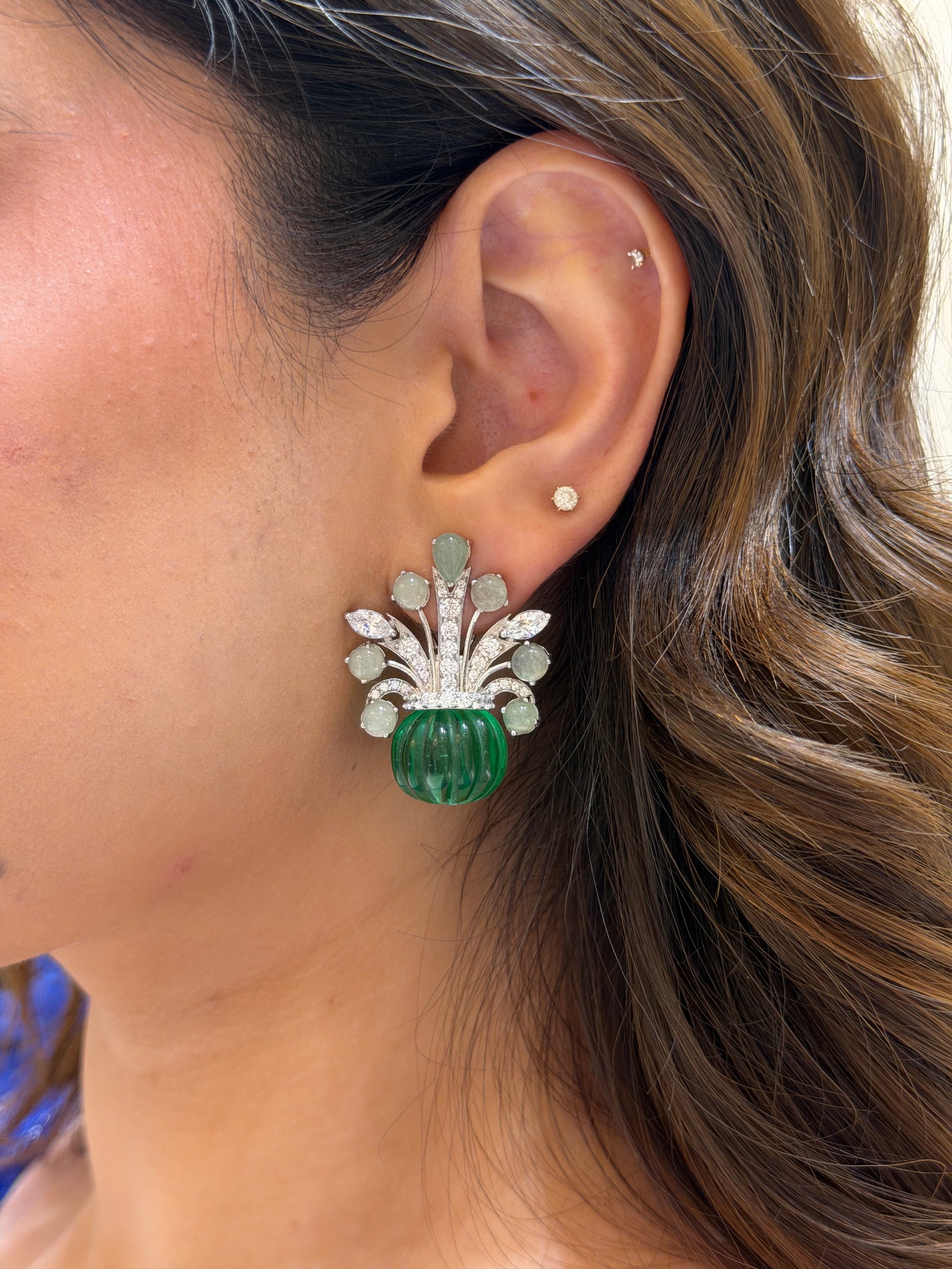 Emerald Essence Earrings