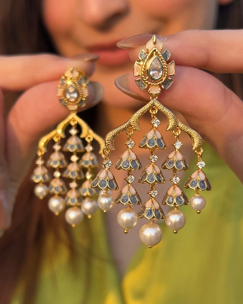 The Ashen Bloom Earrings