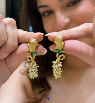 The Petal Plume Earrings