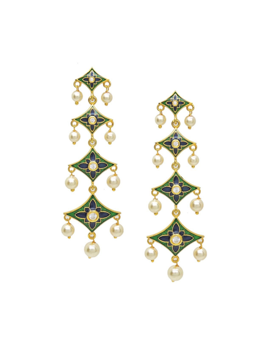 The Aqua Elan Earrings