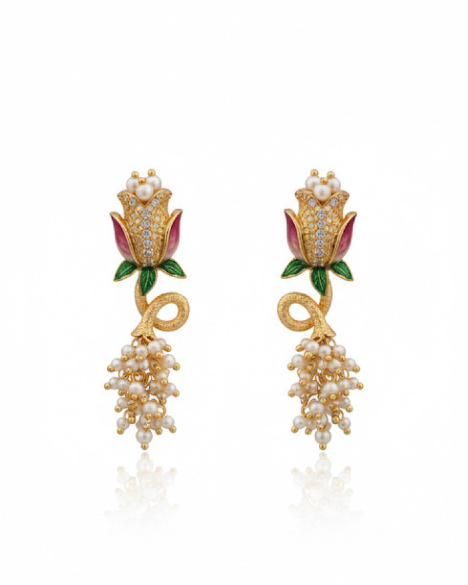The Petal Plume Earrings