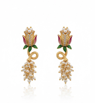 The Petal Plume Earrings