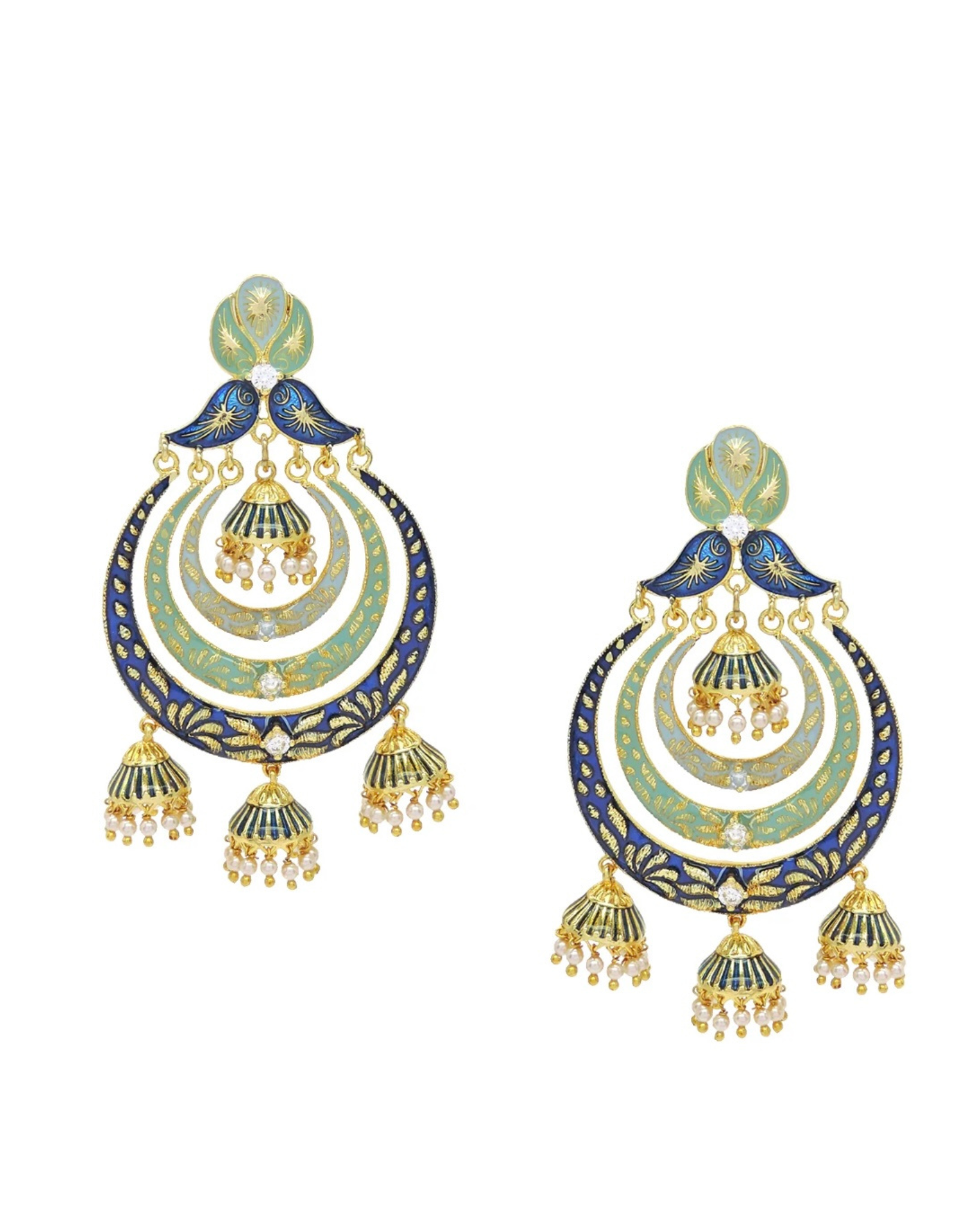 The Bleu Jardin Earring
