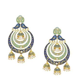 The Bleu Jardin Earring
