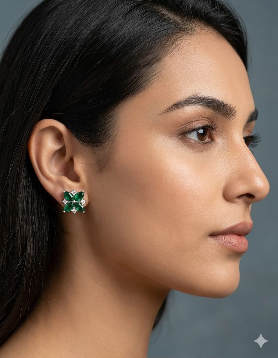 Emerald Earrings