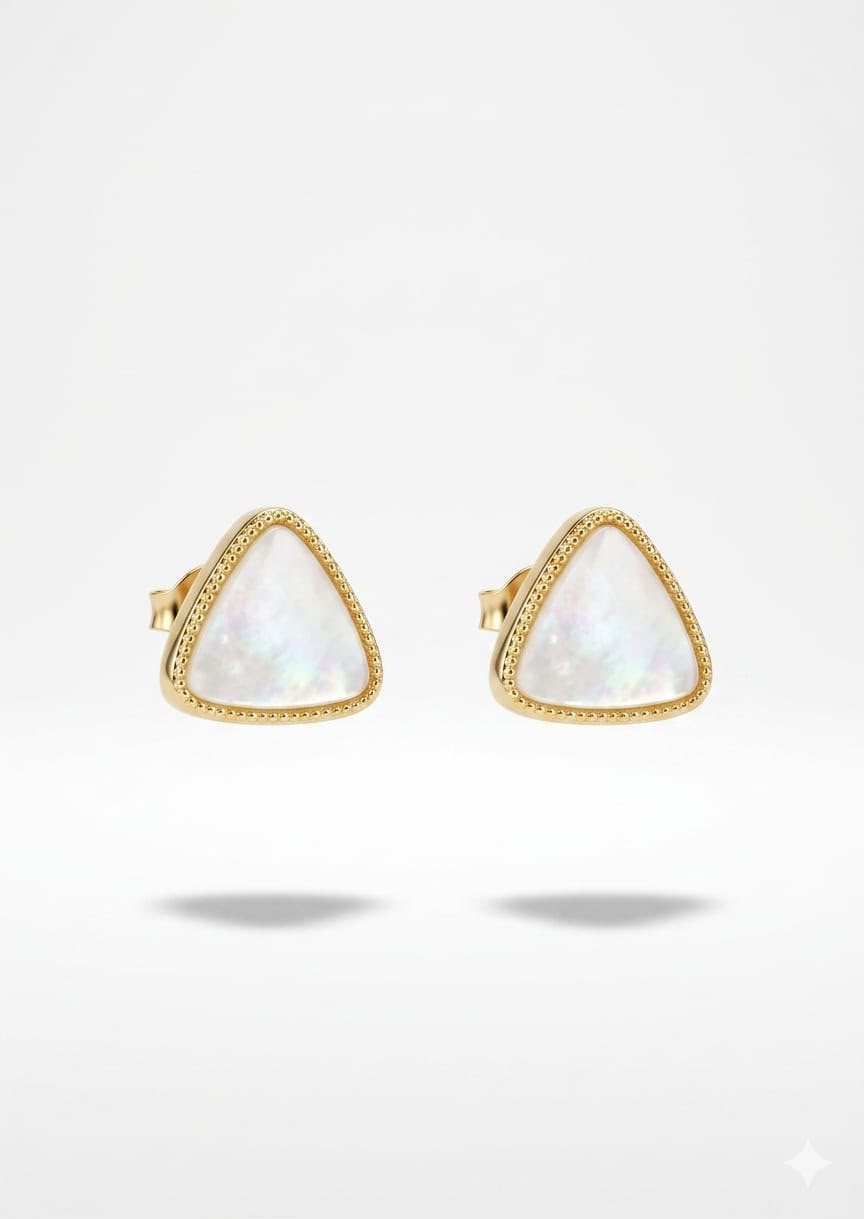 Pearlescent earring