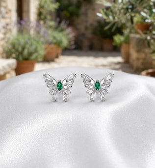 Verdant Butterfly Earring