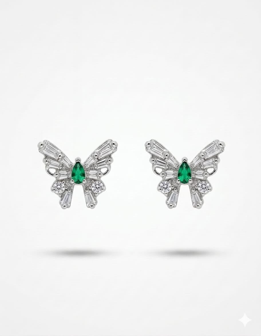 Verdant Butterfly Earring