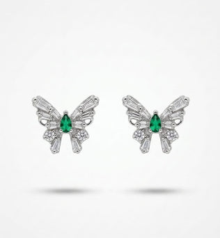 Verdant Butterfly Earring