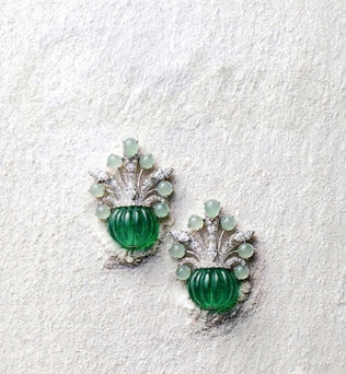 Emerald Essence Earrings