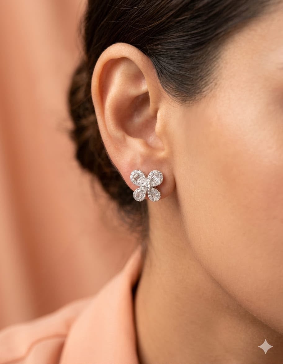 Blooming Ribbon Earring