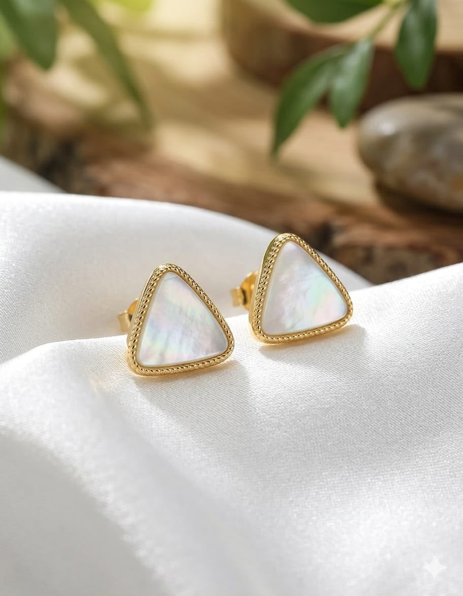 Pearlescent earring