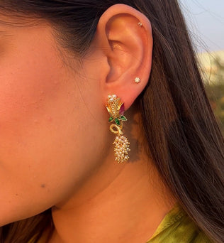 The Petal Plume Earrings