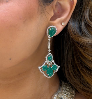 Jade Meadow Danglers
